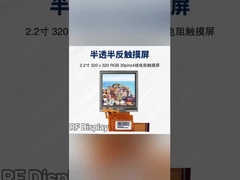 3.8 بوصة 320*240 بكسل لوحة شاشة LCD صناعية SP10Q010-T 60CD/M2 20 Pin Hitachi