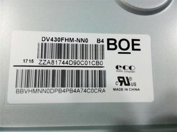 شراء BOE 43 بوصة شاشة شاشة LCD كبيرة 400CCD / M2 الوضوح لمشغل الإشعار online manufacture