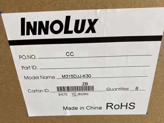 سعر جيد لوحة عرض LCD مقاس 31.5 بوصة من Innolux مع سطوع 3840 × 2160 بكسل و300 قرص/م² وموصل 51PIN لشاشة سطح المكتب الانترنت