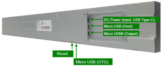 سعر جيد LG 23.1 بوصة شاشة LCD الممتدة بدقة 1920 × 158 و 700 cd / m2 سطوع للإشارات الرقمية الانترنت