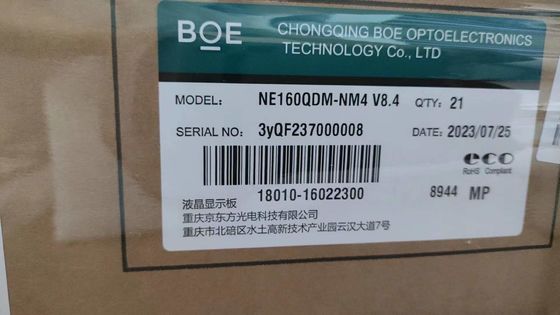 سعر جيد لوحة LCD بو 16 بوصة NE160QDM-NM4 مع 2560 × 1600 بكسل 1250 cd / m2 الوضوح ومعدل إطار 240 هرتز للضوء العالي في الهواء الطلق الانترنت