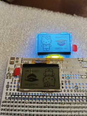 1.1 بوصة 12864 COG لوحة LCD AIP31567A سائق N/A سطوع أسود وأبيض