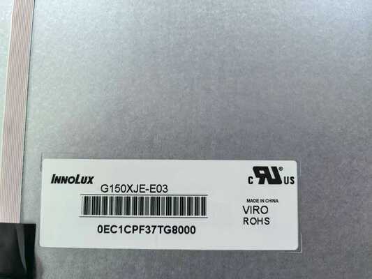 سعر جيد إنولوكس 15 بوصة شاشة شاشة LCD صناعية G150XJE-E03 مع 1024 * 768 بكسل 450 cd / m2 الوضوح و 70K ساعات حياة العمل الانترنت