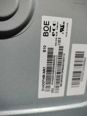 سعر جيد شاشة LCD ممتدة مقاس 43 بوصة من BOE DV430FHM-NN1 مع سطوع 400cd/m2 ودقة 1920*1080 بكسل وموصل 51pin الانترنت