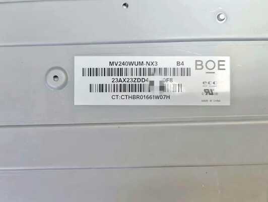 بو 24 بوصة لوحة المكتب LCD وحدة مع 1920 × 1200 دقة 350 cd / m2 الساطع و 30pin رابط