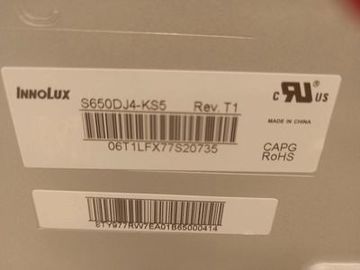 إنولوكس 65 بوصة LED LCD شاشة تلفزيون 3140 * 2160 بكسل 51P RGB الشريط العمودي