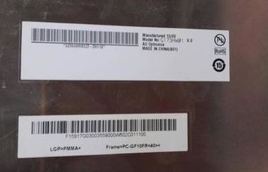 لوحة صناعية لـ AUO لوحة شاشة لمسة LCD 17.3'' 400cd/m2 الوضوح G173HW01 V0 30 دبوس