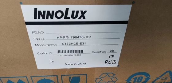 سعر جيد 17شاشات الكمبيوتر LCD ذات الشاشة الواسعة 3 بوصة Innolux 300cd/m2 30 Pin N173HCE-E31 الانترنت