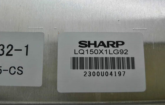 جودة شاشة LCD صناعية مقاس 15 بوصة حادة 1024 × 768 بكسل 400 شمعة / متر مربع سطوع LVDS موصل 20 دبوس مصنع