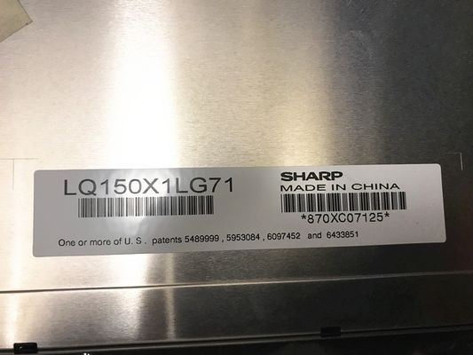 سعر جيد شاشة LCD صناعية حادة 15 بوصة مع 250 cd / m2 الوضوح 1024x768 بكسل دقة وعمر العمل 50k ساعة الانترنت