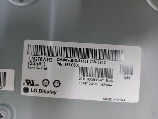 سعر جيد شاشة LCD صناعية مقاس 27 بوصة بدقة 3480 × 2160 مع سطوع يبلغ 350 شمعة/م² ولوحة IPS 30PIN الانترنت